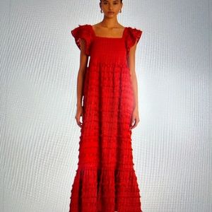 NWT Marie Oliver Kora maxi dress in Paprika XS. Retail $428.